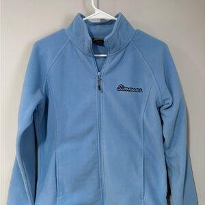 Light Blue Fleece Jacket Sz S Small